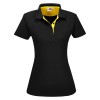 Рубашка поло женская 180 г/м2 черный/желтый