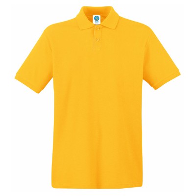 Рубашка поло мужская 180 г/м2 желтый