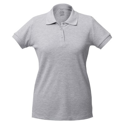Рубашка поло женская 170 г/м² серый меланж