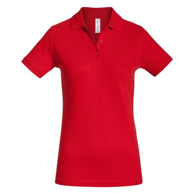 Рубашка поло женская 180 г/м² красная