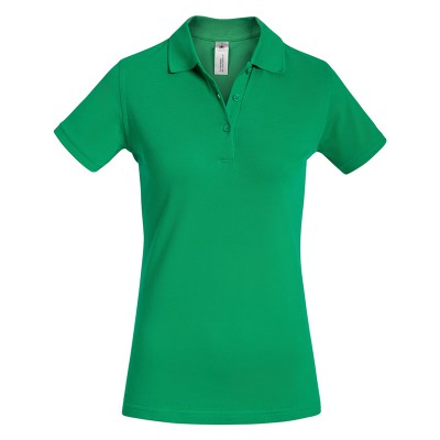 Рубашка поло женская 180 г/м² зеленая