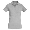 Рубашка поло женская 180 г/м2 серый меланж