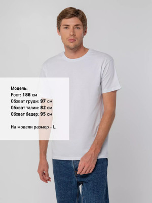 Футболка унисекс 140 г/м², хлопок, белая