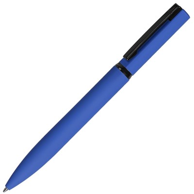 Ручка шариковая, покрытие софт-тач, металл, синий