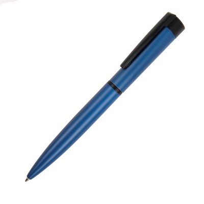 Ручка шариковая, алюминий, пластик, синий