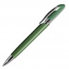 Ручка шариковая, металл, зеленый/серебристый