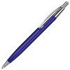 Ручка шариковая, темно-синий/хром, металл