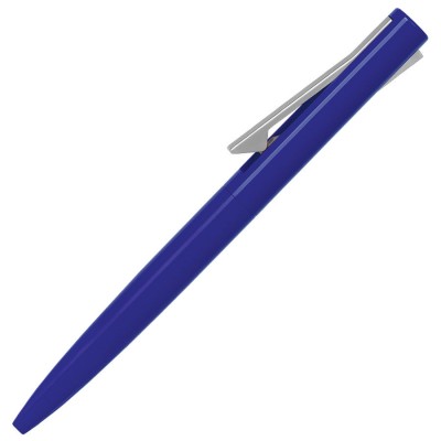 Ручка шариковая, синий/серый, металл/пластик