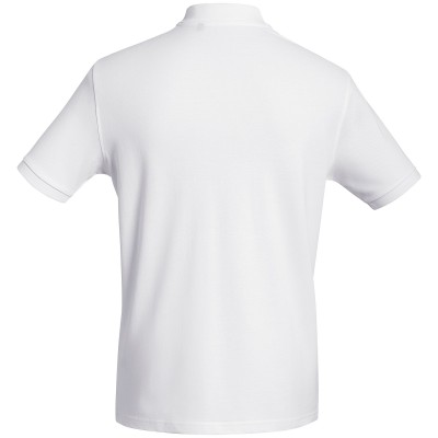 Рубашка поло мужская из органического хлопка 170г/м² белая