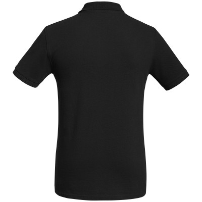 Рубашка поло мужская из органического хлопка 170г/м² черная