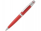 Ручка металлическая шариковая в футляре, красная