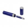 Ручка металлическая шариковая в футляре, синяя