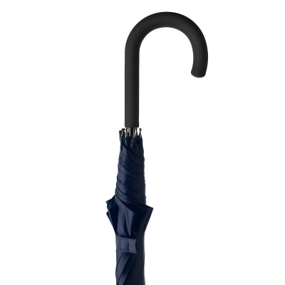 Зонт-трость с системой защиты от ветра, синий