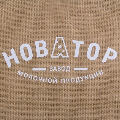 Сумка холщовая 45х35x13см с застежкой на пуговицу