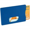 Чехол для кредитной карты с RFID защитой, пластик, 9х6,2см, синий