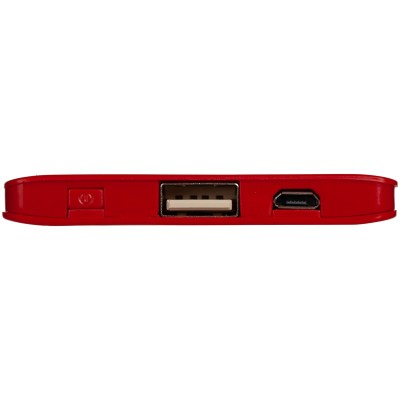 Зарядное устройство 4000 mAh 11,3х6,6х0,6см красный