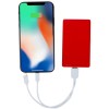 Зарядное устройство 4000 mAh 11,3х6,6х0,6см красный