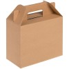 Коробка-кейс 21,4х23х10,4см микрогофрокартон коричневый