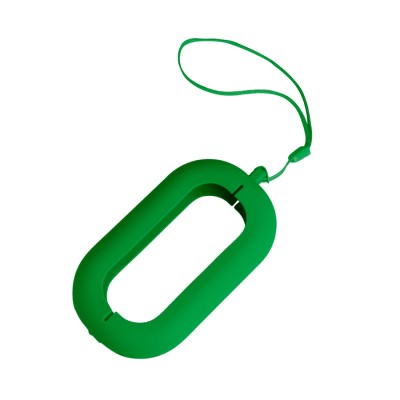 Обложка со шнурком для зарядного устройства, силикон, зеленый