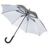Зонт-трость с системой защиты от ветра, серебристый
