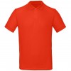 Рубашка поло мужская из органического хлопка 170г/м² красная
