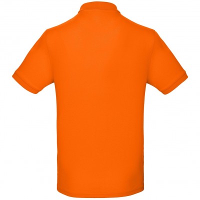 Рубашка поло мужская из органического хлопка 170г/м² оранжевая