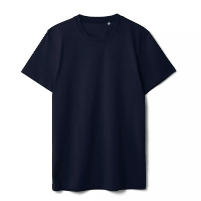 Футболка 190 г/м², хлопок 95%, эластан 5%, темно-синяя (navy)