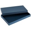Коробка 29,7х18х3,5 см, переплетный картон, синяя