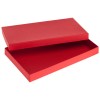 Коробка 29,7х18х3,5 см, переплетный картон, красная