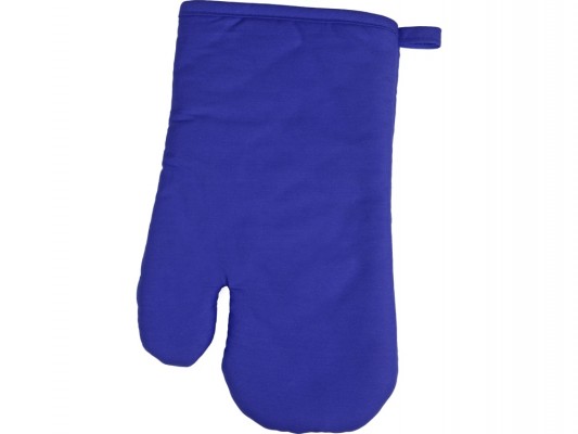 Прихватка-рукавица 30х18х2см синяя