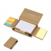Набор канцелярский: стикеры, бумага для записей, линейка, ручка.