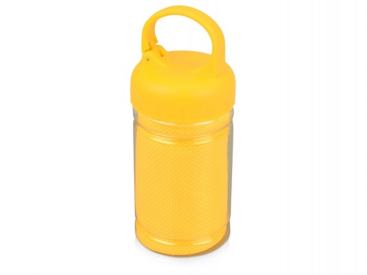 Набор для фитнеса: охлаждающее полотенце и бутылка 300мл, желтый