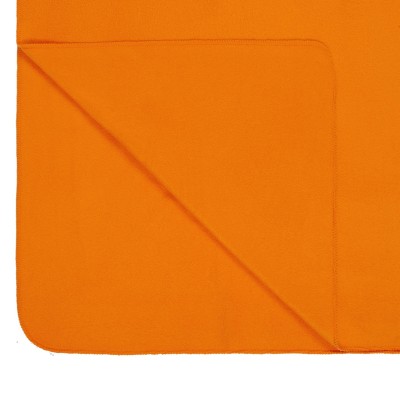 Плед флисовый 130х150 см, 180 г/м², оранжевый