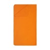 Плед флисовый 130х150 см, 180 г/м², оранжевый