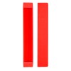 Чехол для одной ручки  из дизайнерского картона с тиснением и ламинацией, 27 х 175 мм, красный