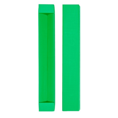 Чехол для одной ручки 27х175мм, дизайнерский картон, зеленый