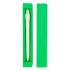 Чехол для одной ручки  из дизайнерского картона с тиснением и ламинацией, 27 х 175 мм, зеленый