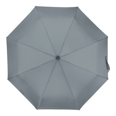 Зонт с деревянной ручкой d99,5 х (35,5)57,5 см, эпонж, фибергласс, сталь, дерево, серый