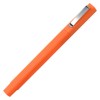 Ручка пластиковая шариковая,  квадратная, пластик/soft-touch , оранжевый