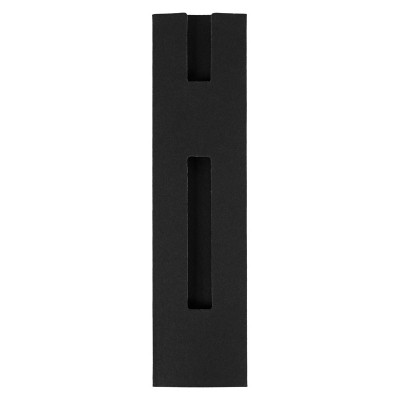 Футляр для ручек, 15,5 х 4 см, переработанный картон, черный