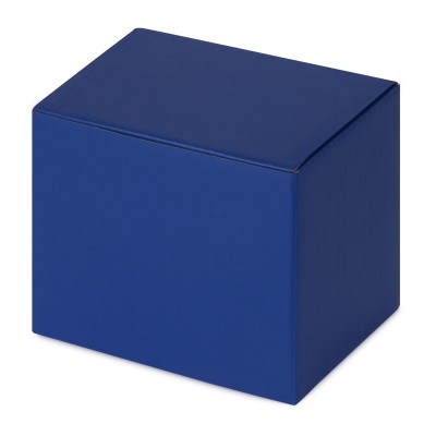 Коробка для кружки, 11,5 х 8,5 х 9,8 см, картон, синий