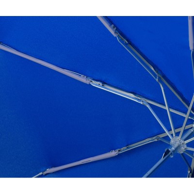 Зонт складной, механический, синий.