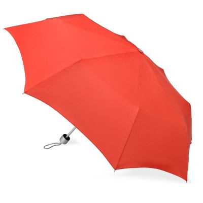 Зонт складной, механический, красный.