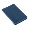 Обложка для паспорта 9,5х14х1 см; натуральная кожа, синяя