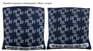Подушки вязаные акрил/полушерсть