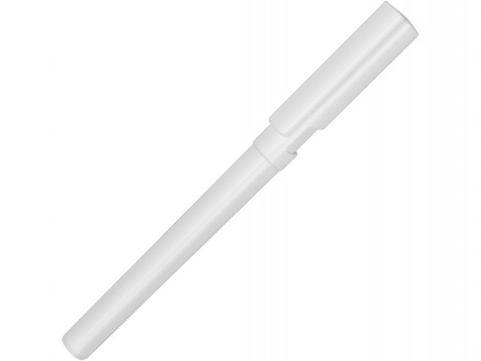 Ручка-подставка пластиковая шариковая трехгранная, белая