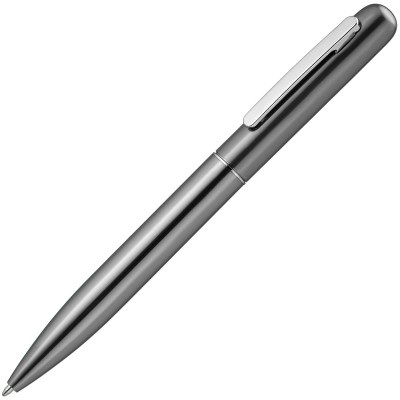 Ручка шариковая 14х1,2 см серо-стальная