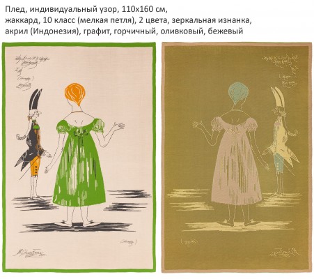 Вязаные пледы на заказ