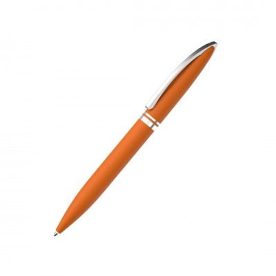Ручка шариковая "Roct", покрытие soft touch,  оранжевая
