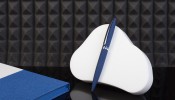 Ручка шариковая "Roct", покрытие soft touch,  синяя
